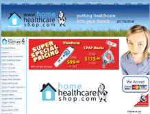 Tablet Screenshot of homehealthcareshop.com